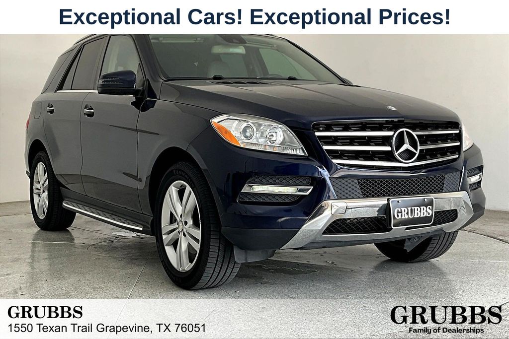 Blue 2015 Mercedes-Benz M-Class ML 350 SUV / Crossover Rear-Wheel Drive 7-Speed Automatic