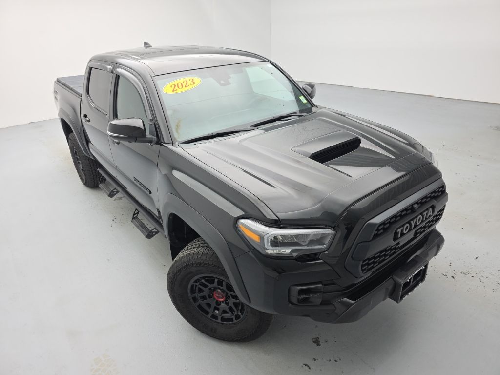 Black 2023 Toyota Tacoma TRD Pro Double Cab 4WD Pickup Truck Four-Wheel Drive 6-Speed Automatic
