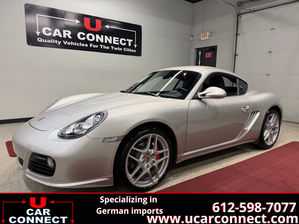 Silver 2010 Porsche Cayman Coupe Rear-Wheel Drive 6-Speed Manual Overdrive