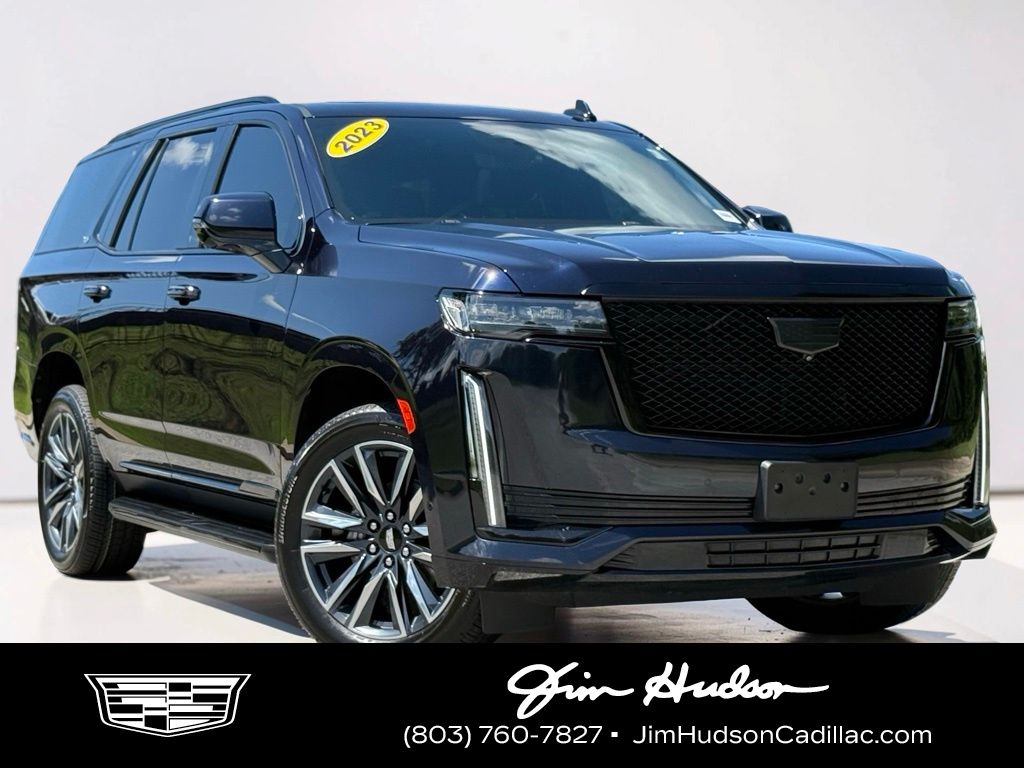 Blue Metallic 2023 Cadillac Escalade SUV / Crossover Four-Wheel Drive Automatic