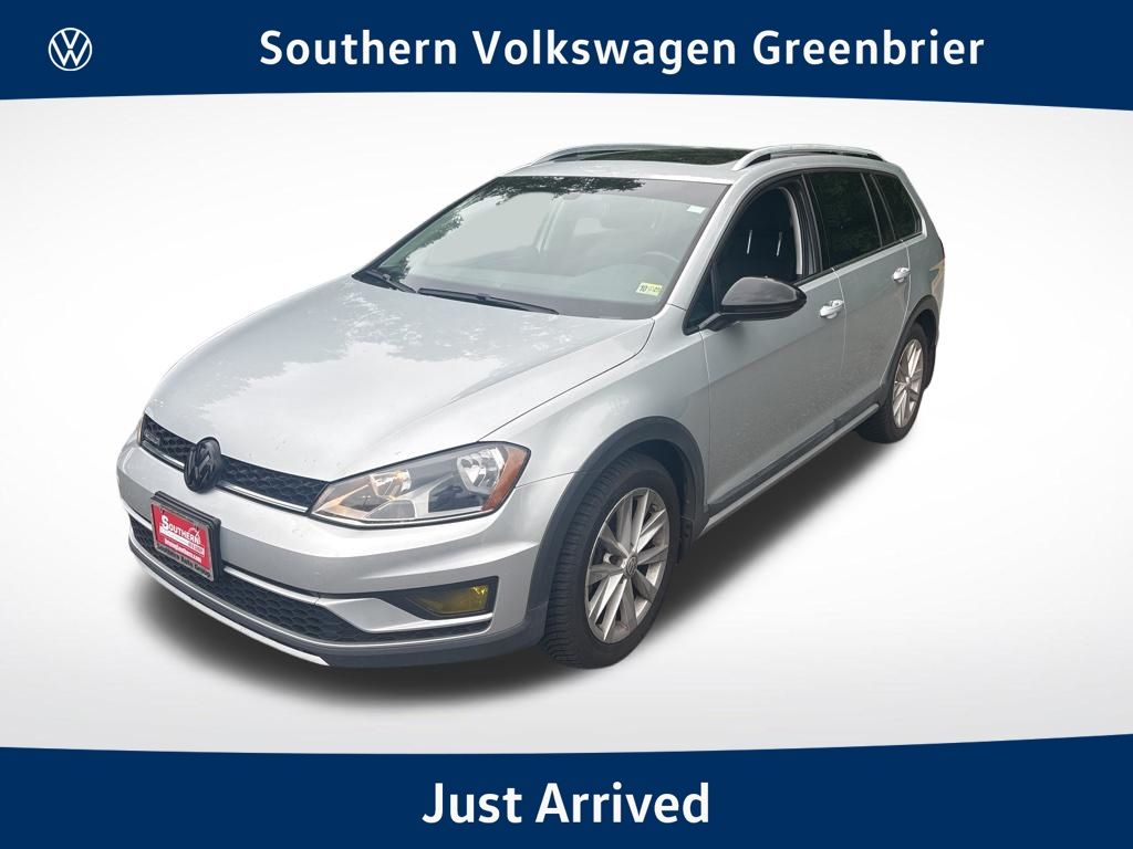 Silver 2017 Volkswagen Golf Alltrack SE 4Motion AWD Wagon All-Wheel Drive 6-Speed Dual Clutch