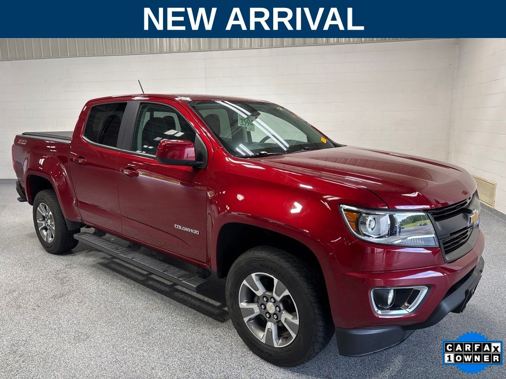 Cajun Red Tintcoat 2018 Chevrolet Colorado Pickup Truck Four-Wheel Drive 8-Speed Automatic