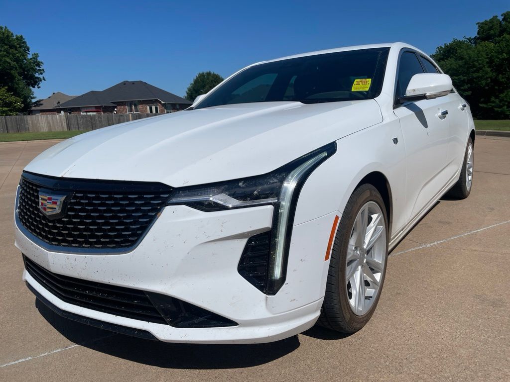 Summit White 2026 Cadillac CT4 Luxury RWD Sedan Rear-Wheel Drive 8-Speed Automatic