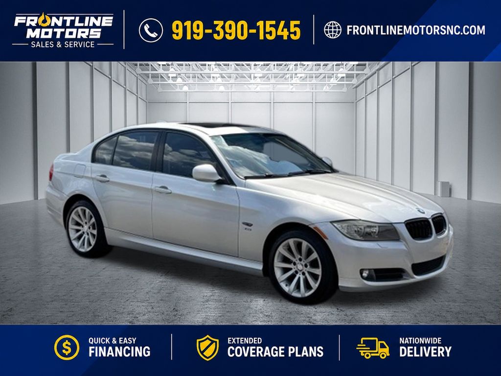 Titanium Silver Metallic 2011 BMW 3 Series Sedan All-Wheel Drive 6-Speed Automatic