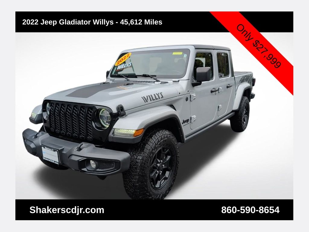 2022 Jeep Gladiator Willys Crew Cab 4WD