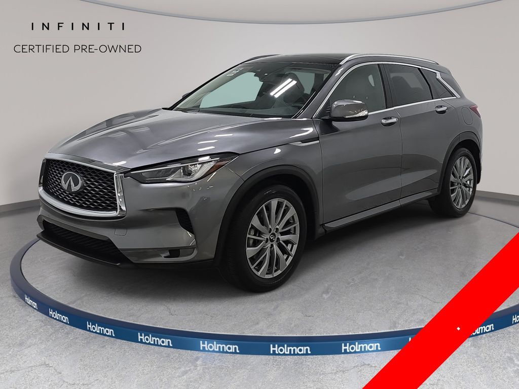 Gray (Graphite Shadow) 2025 INFINITI QX50 SUV / Crossover All-Wheel Drive Continuously Variable Transmission