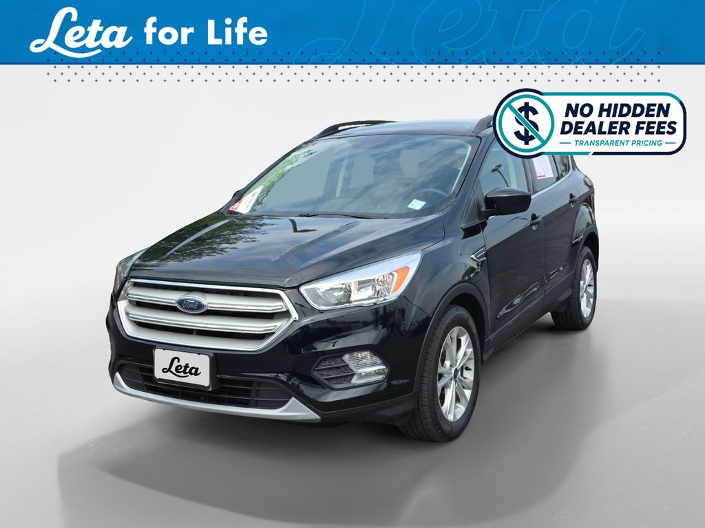 Shadow Black 2018 Ford Escape SE FWD SUV / Crossover Front-Wheel Drive 6-Speed Automatic
