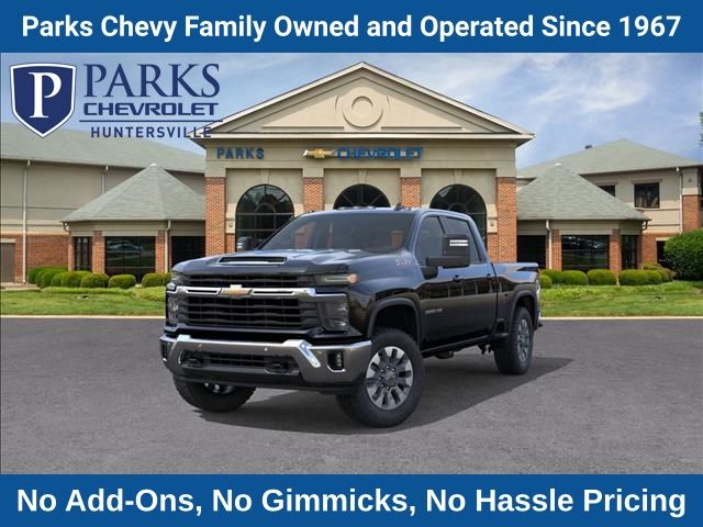 Black 2026 Chevrolet Silverado 2500HD Pickup Truck Four-Wheel Drive 10-Speed Automatic