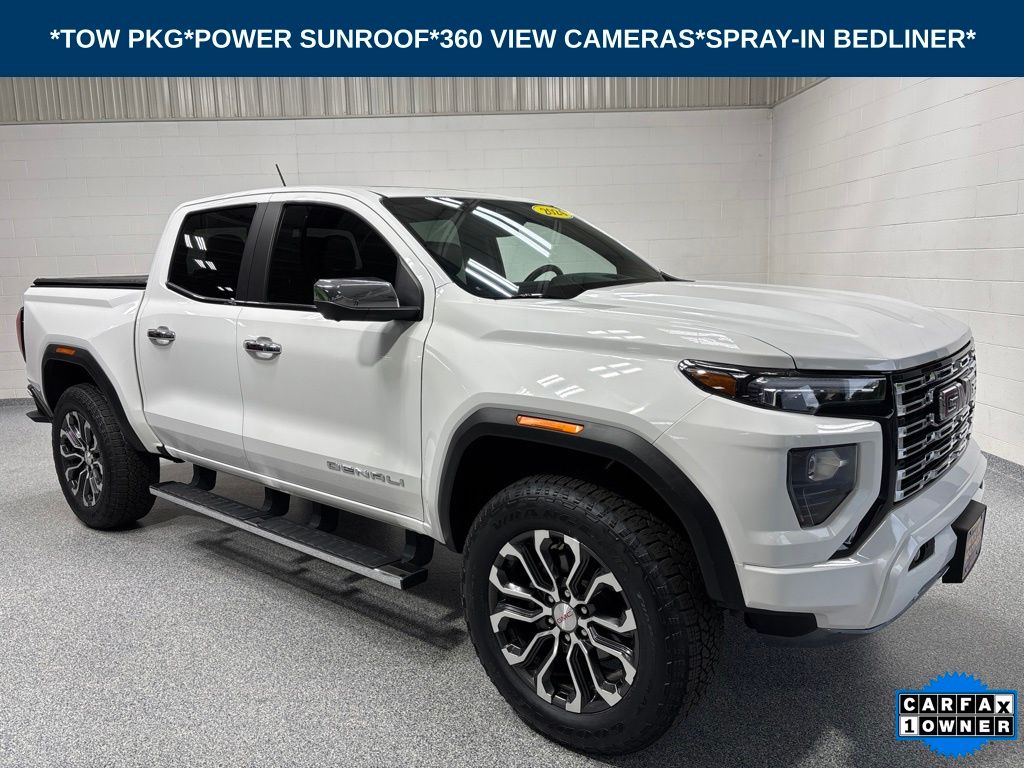 Summit White 2024 GMC Canyon Pickup Truck Four-Wheel Drive 8-Speed Automatic