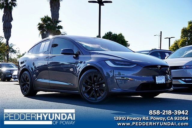 Silver 2023 Tesla Model X SUV / Crossover All-Wheel Drive 1-Speed Automatic