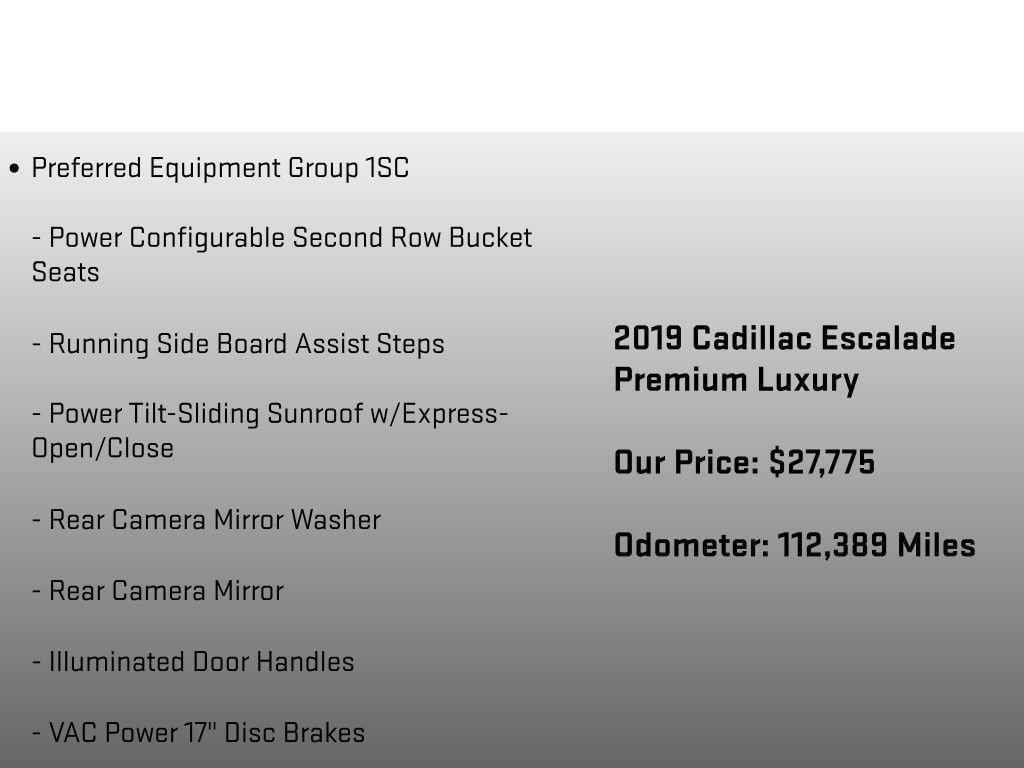 2019 Cadillac Escalade Premium Luxury - 5