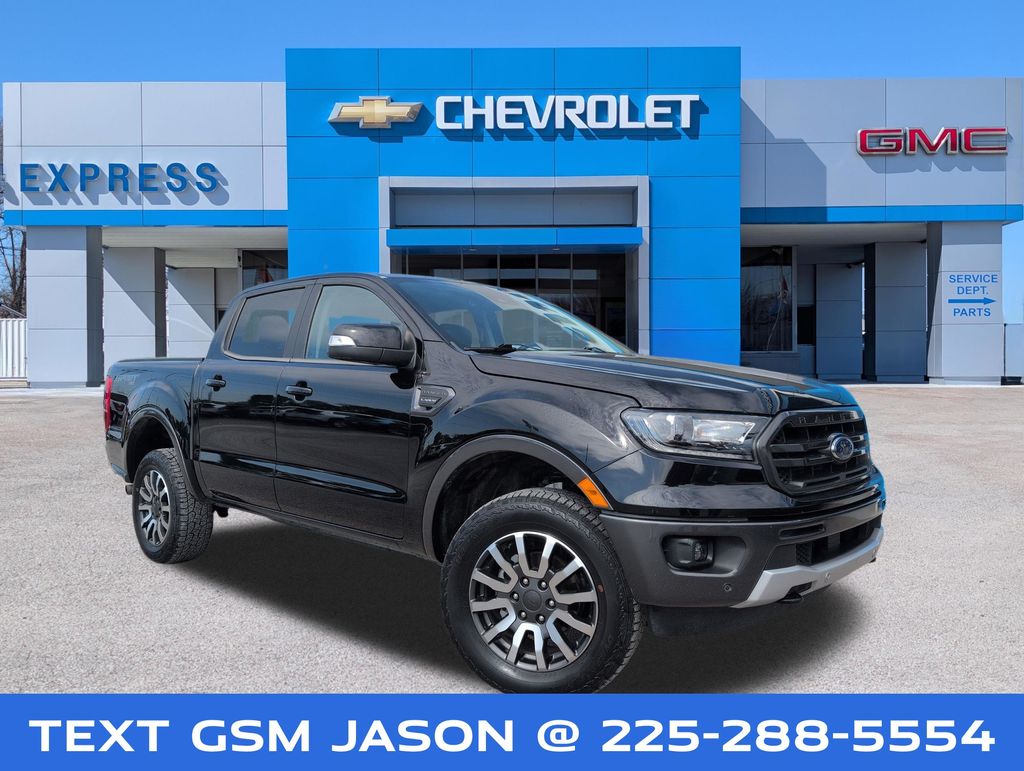 Shadow Black 2020 Ford Ranger Lariat SuperCrew 4WD Pickup Truck Four-Wheel Drive Automatic