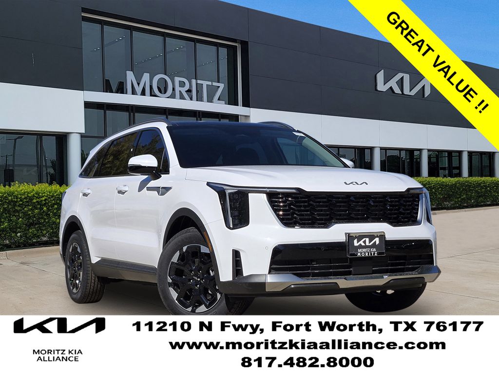 Glacial White Pearl 2026 Kia Sorento SUV / Crossover Front-Wheel Drive 8-Speed Automatic