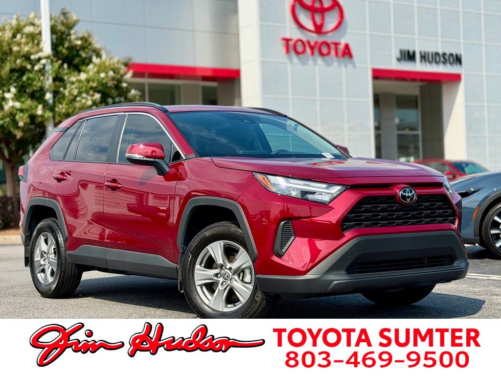 Red (Ruby Flare Pearl) 2025 Toyota RAV4 SUV / Crossover Front-Wheel Drive 8-Speed Automatic