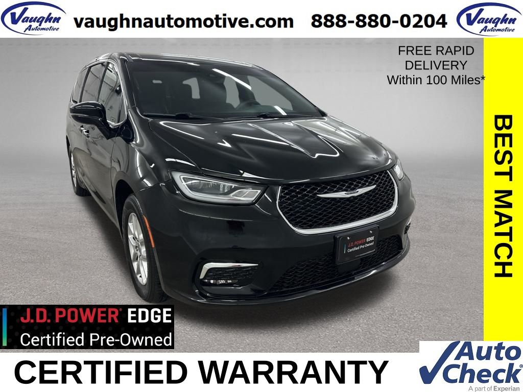 Diamond Black Crystal Pearlcoat 2025 Chrysler Pacifica Minivan Front-Wheel Drive 9-Speed Automatic