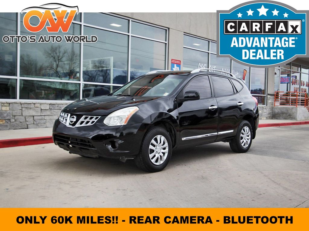 Super Black 2013 Nissan Rogue SV SUV / Crossover Front-Wheel Drive Continuously Variable Transmission