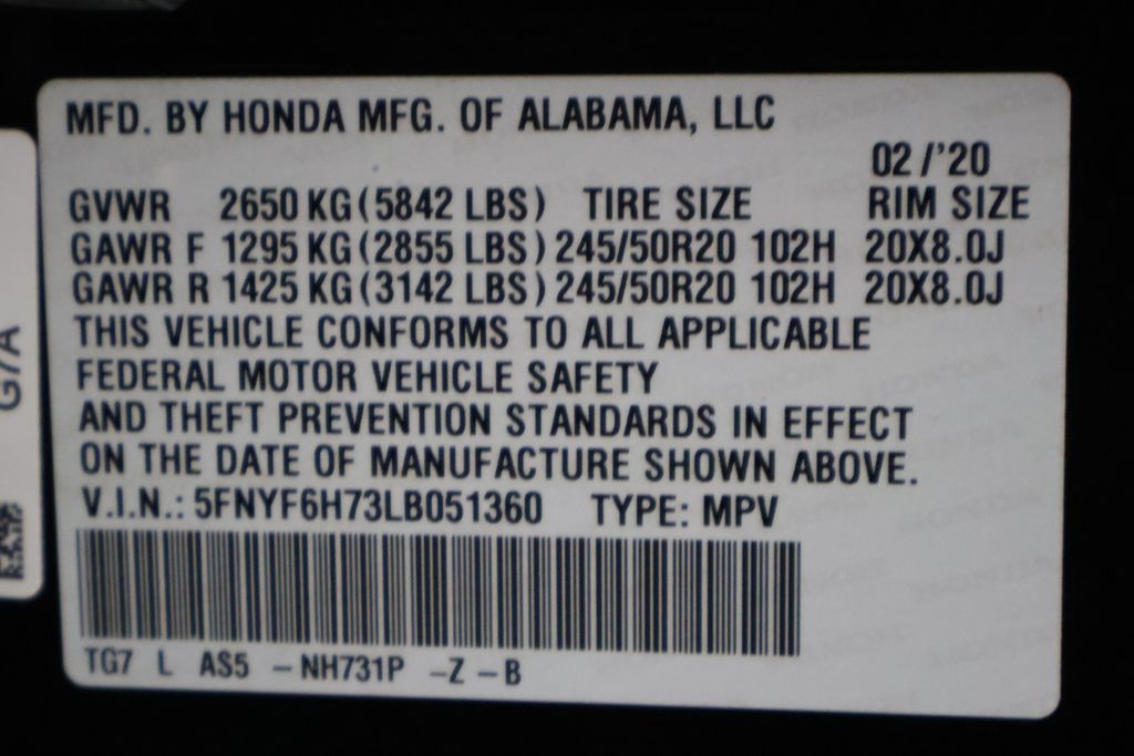 Thumbnail: 2020 Honda Pilot - 17