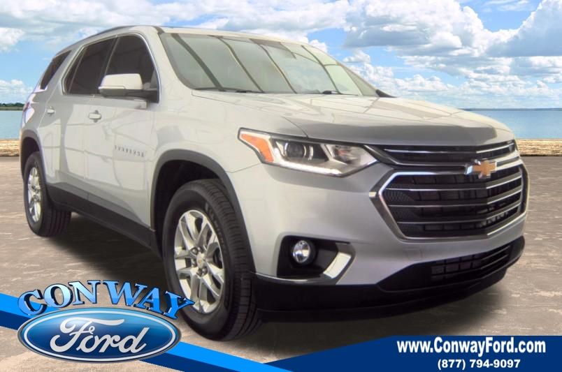 Silver Ice Metallic 2021 Chevrolet Traverse SUV / Crossover Front-Wheel Drive 9-Speed Automatic