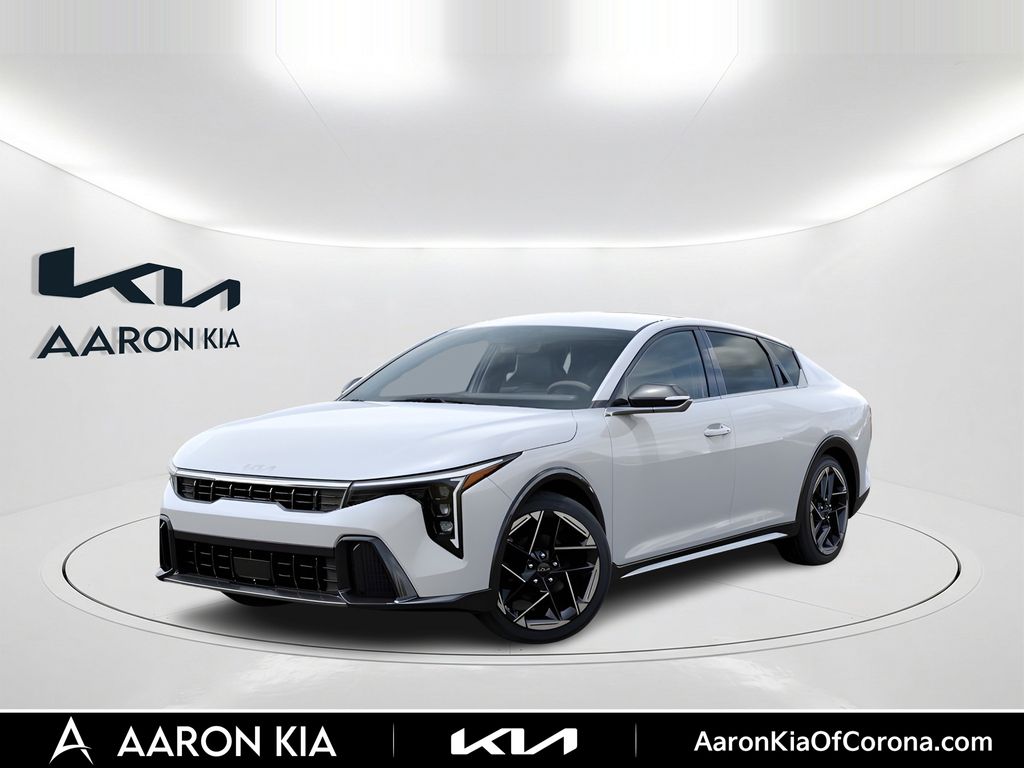 Snow White Pearl 2026 Kia K4 Sedan Front-Wheel Drive Continuously Variable Transmission