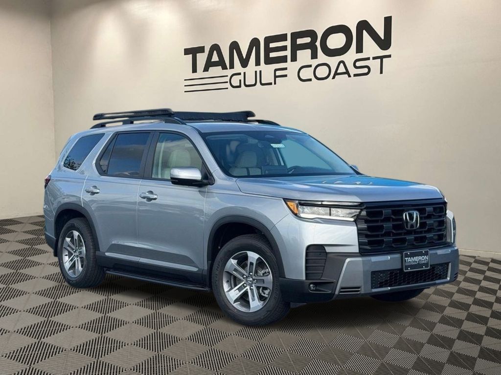 Solar Silver Metallic 2026 Honda Pilot EX-L FWD SUV / Crossover Front-Wheel Drive Automatic