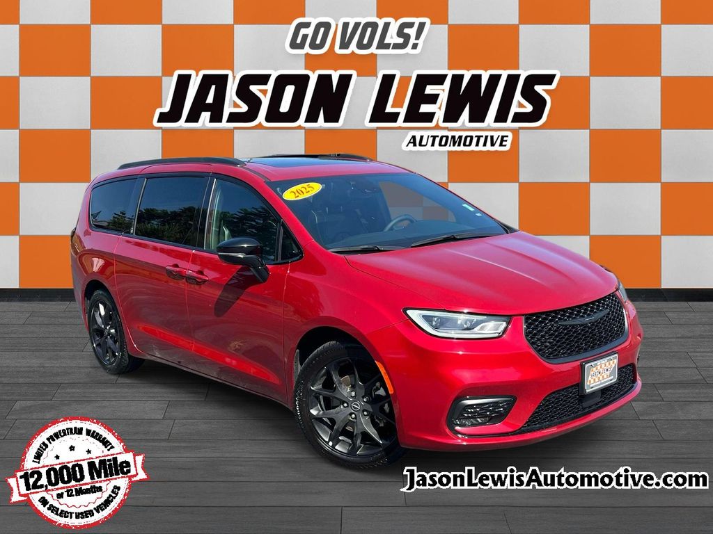 Red 2025 Chrysler Pacifica Minivan Front-Wheel Drive 9-Speed Automatic