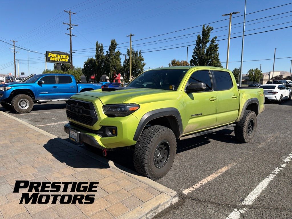 Green (Electric Lime) 2022 Toyota Tacoma Pickup Truck Four-Wheel Drive 6-Speed Manual