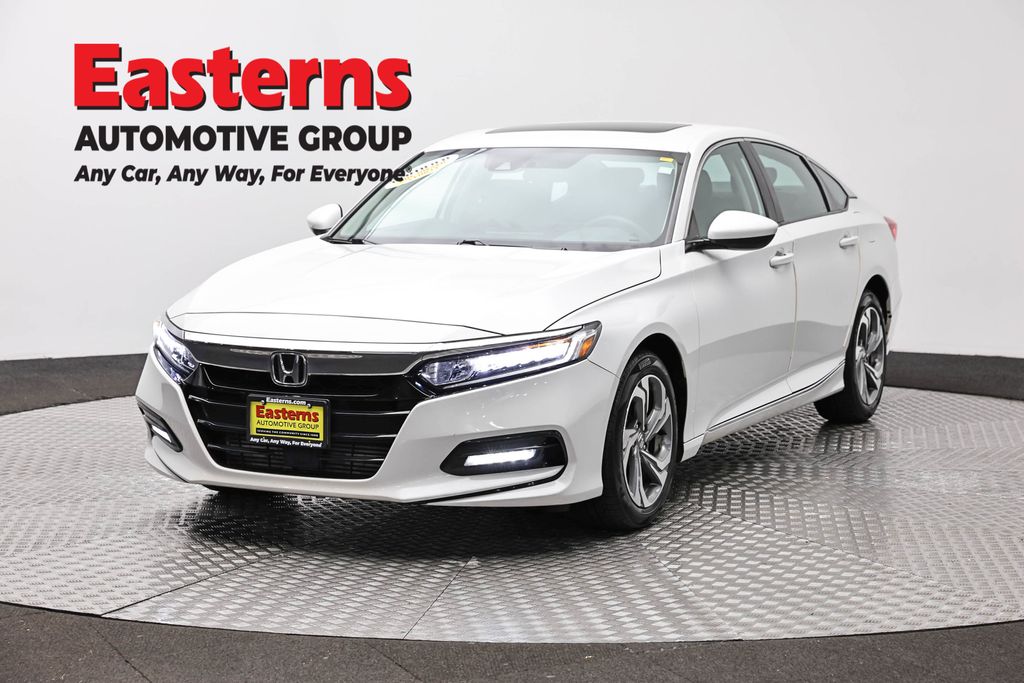 Platinum White Pearl 2020 Honda Accord 1.5T EX FWD Sedan Front-Wheel Drive Continuously Variable Transmission