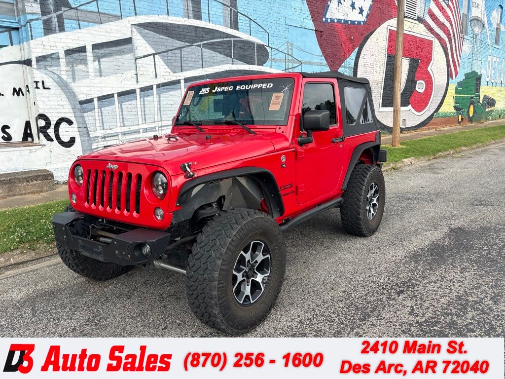 Firecracker Red Clearcoat 2016 Jeep Wrangler Sport 4WD SUV / Crossover Four-Wheel Drive 5-Speed Automatic