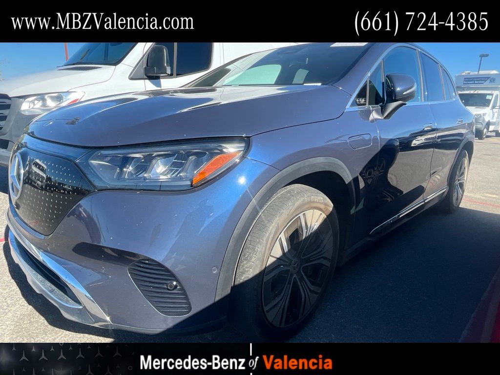 Twilight Blue Metallic 2023 Mercedes-Benz EQE Sedan All-Wheel Drive 1-Speed Automatic