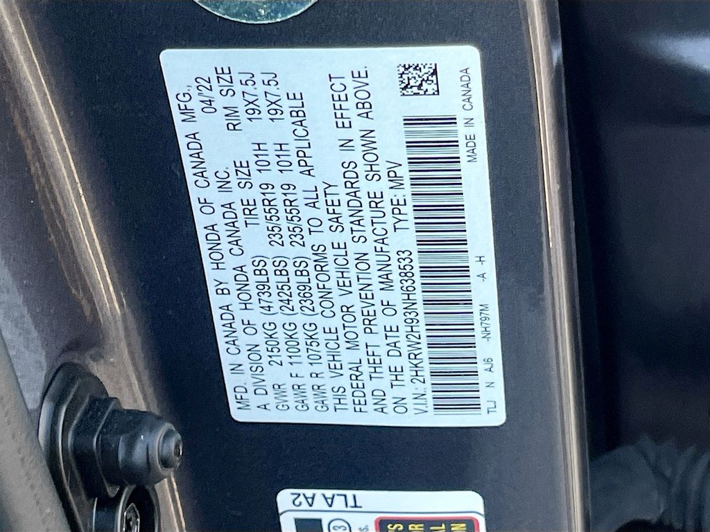 2022 Honda CR-V Touring Gray at Parkway Family Mazda