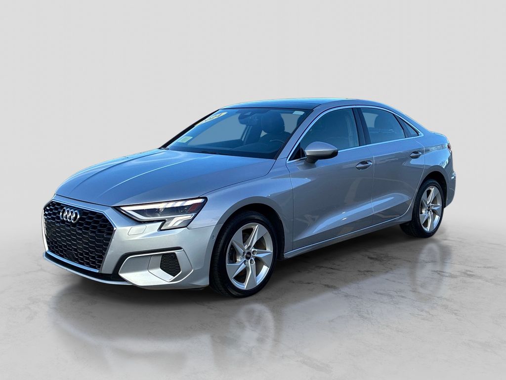 Black 2024 Audi A3 40 TFSI Premium FWD Sedan Front-Wheel Drive 7-Speed Automatic