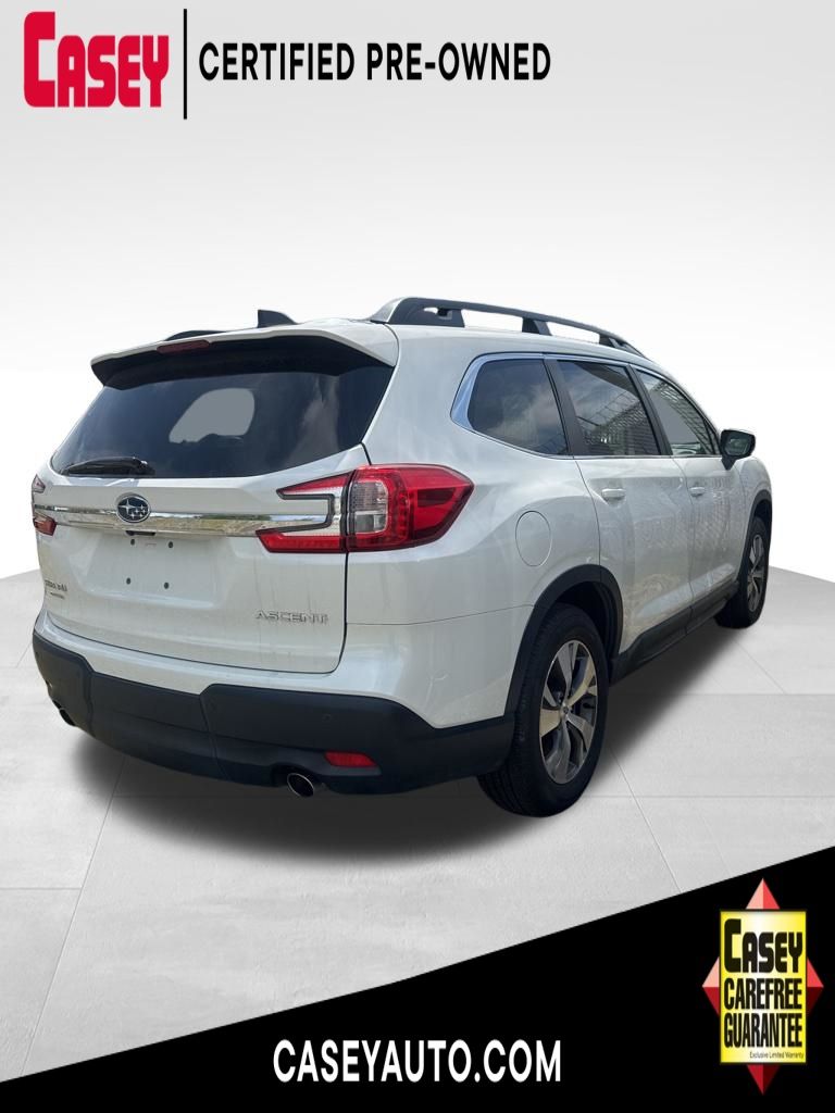 Crystal White Pearl 2025 Subaru Ascent Premium 7-Passenger AWD SUV / Crossover All-Wheel Drive Continuously Variable Transmission