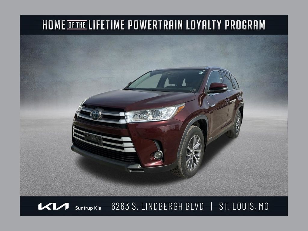Ooh La La Rouge Mica 2019 Toyota Highlander Hybrid XLE AWD SUV / Crossover All-Wheel Drive Continuously Variable Transmission
