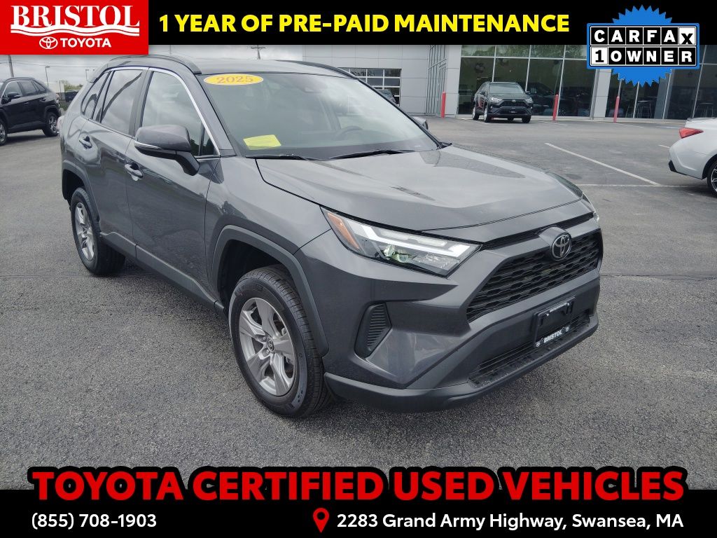 Magnetic Gray Metallic 2025 Toyota RAV4 SUV / Crossover All-Wheel Drive 8-Speed Automatic