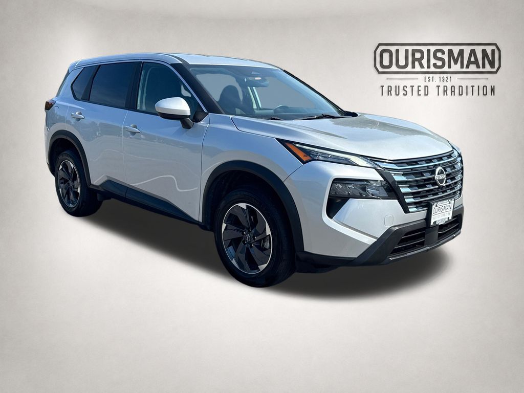 Brilliant Silver Metallic 2024 Nissan Rogue SUV / Crossover Front-Wheel Drive Continuously Variable Transmission