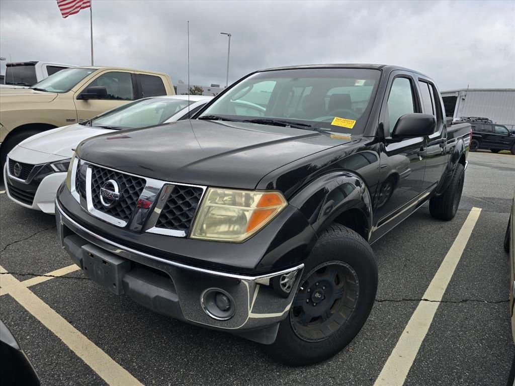 Super Black 2008 Nissan Frontier Pickup Truck 4X2 5-Speed Automatic Overdrive