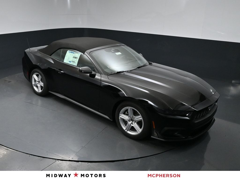 Shadow Black 2026 Ford Mustang Convertible Rear-Wheel Drive Automatic