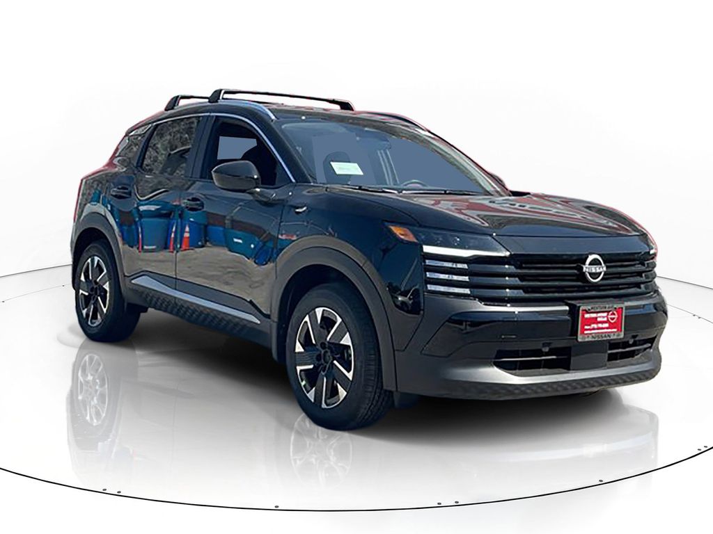 Super Black 2026 Nissan Kicks SV AWD SUV / Crossover All-Wheel Drive Continuously Variable Transmission