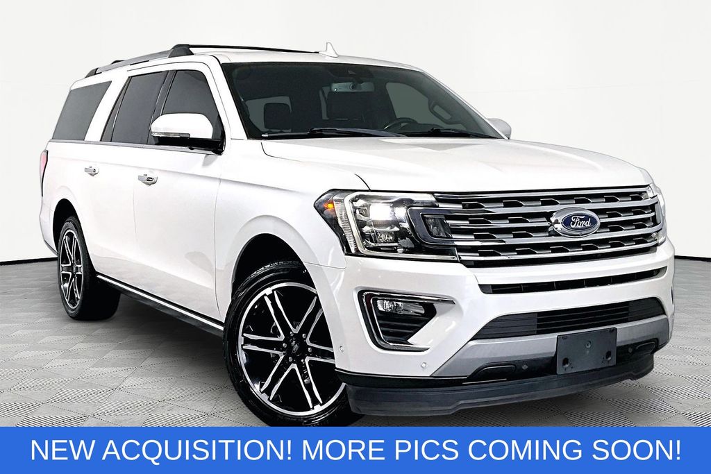 White Platinum Clearcoat Metallic 2019 Ford Expedition SUV / Crossover 4X2 Automatic