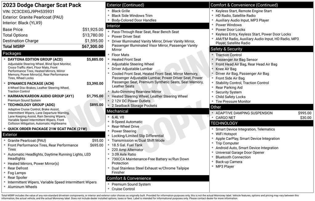 Used 2023 Gray Dodge R/T Scat Pack image 68