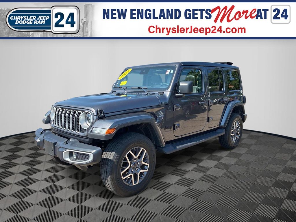 Crystal Metallic 2025 Jeep Wrangler SUV / Crossover Four-Wheel Drive 8-Speed Automatic