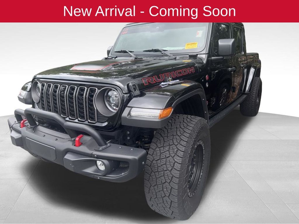 Black Clearcoat 2024 Jeep Gladiator Rubicon Crew Cab 4WD Pickup Truck Four-Wheel Drive 8-Speed Automatic