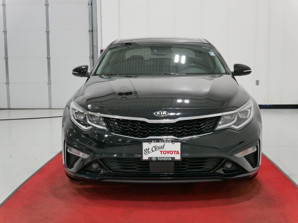 Used 2019 Kia Optima EX with VIN 5XXGU4L17KG330198 for sale in Waite Park, Minnesota
