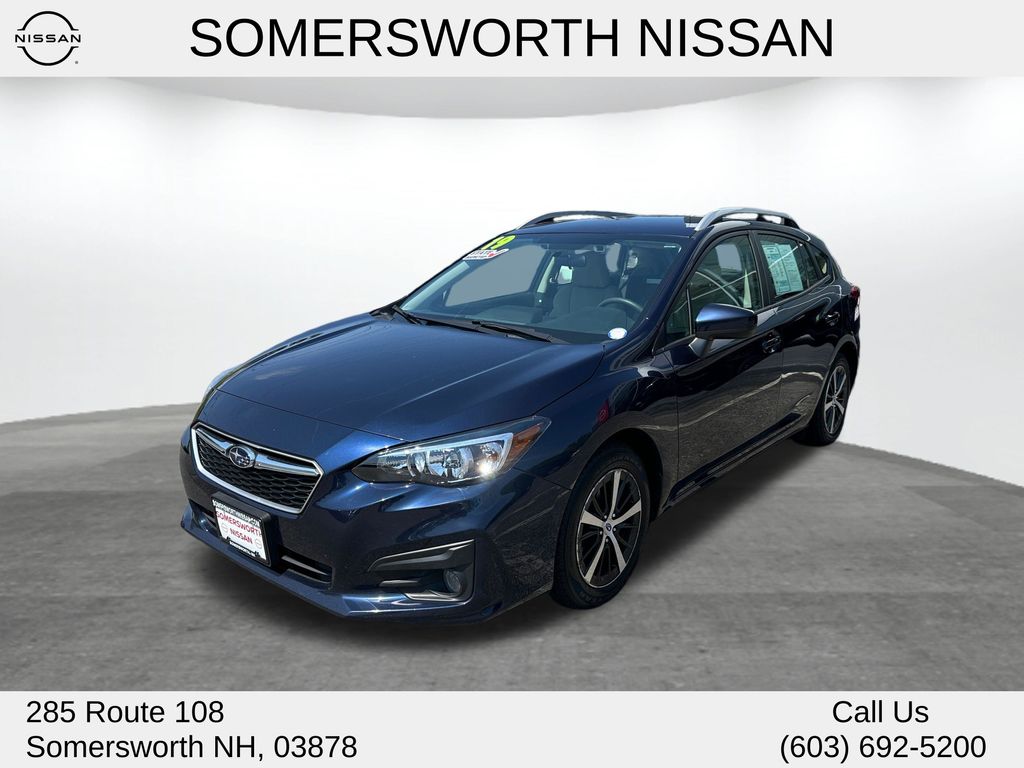 Dark Blue Pearl 2019 Subaru Impreza Hatchback All-Wheel Drive Continuously Variable Transmission
