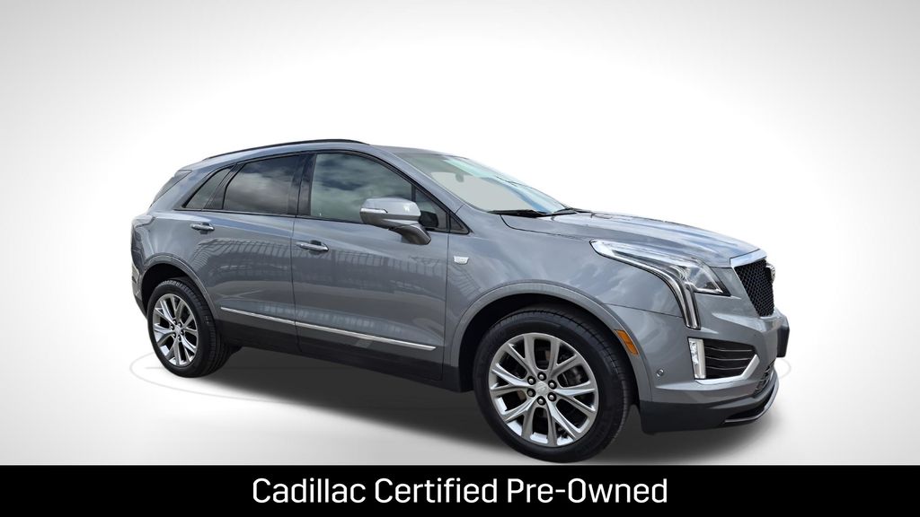Gray (Steel Metallic) 2021 Cadillac XT5 Sport AWD SUV / Crossover Four-Wheel Drive 9-Speed Automatic