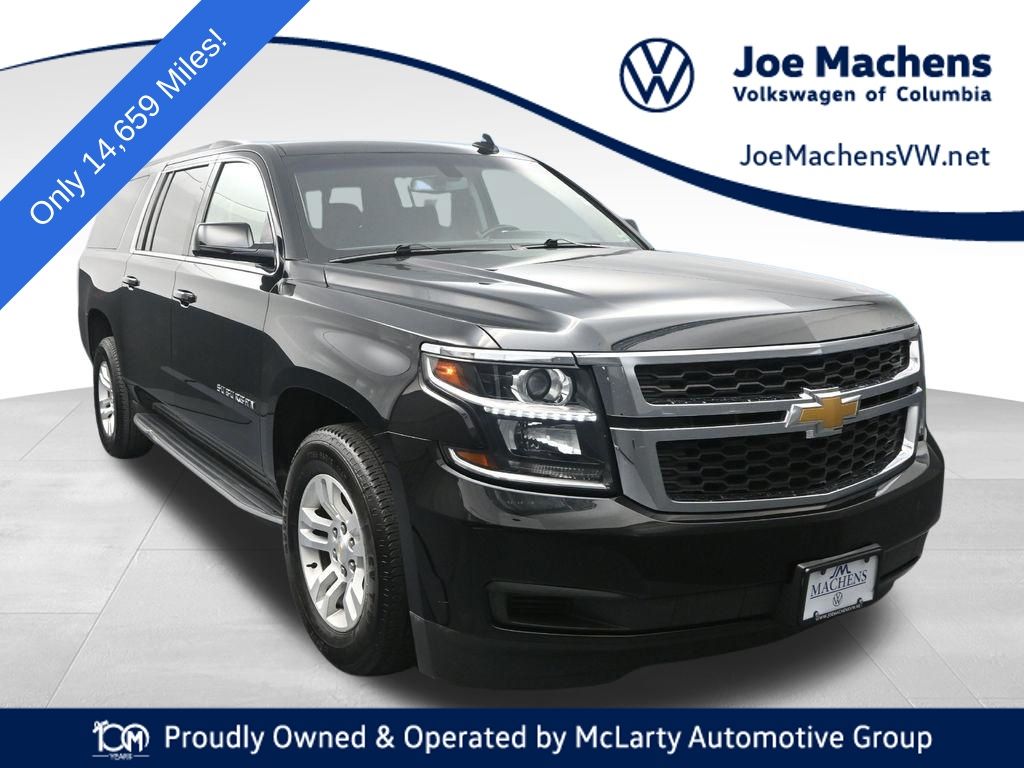 Black 2018 Chevrolet Suburban 1500 LS 4WD SUV / Crossover Four-Wheel Drive 6-Speed Automatic Overdrive