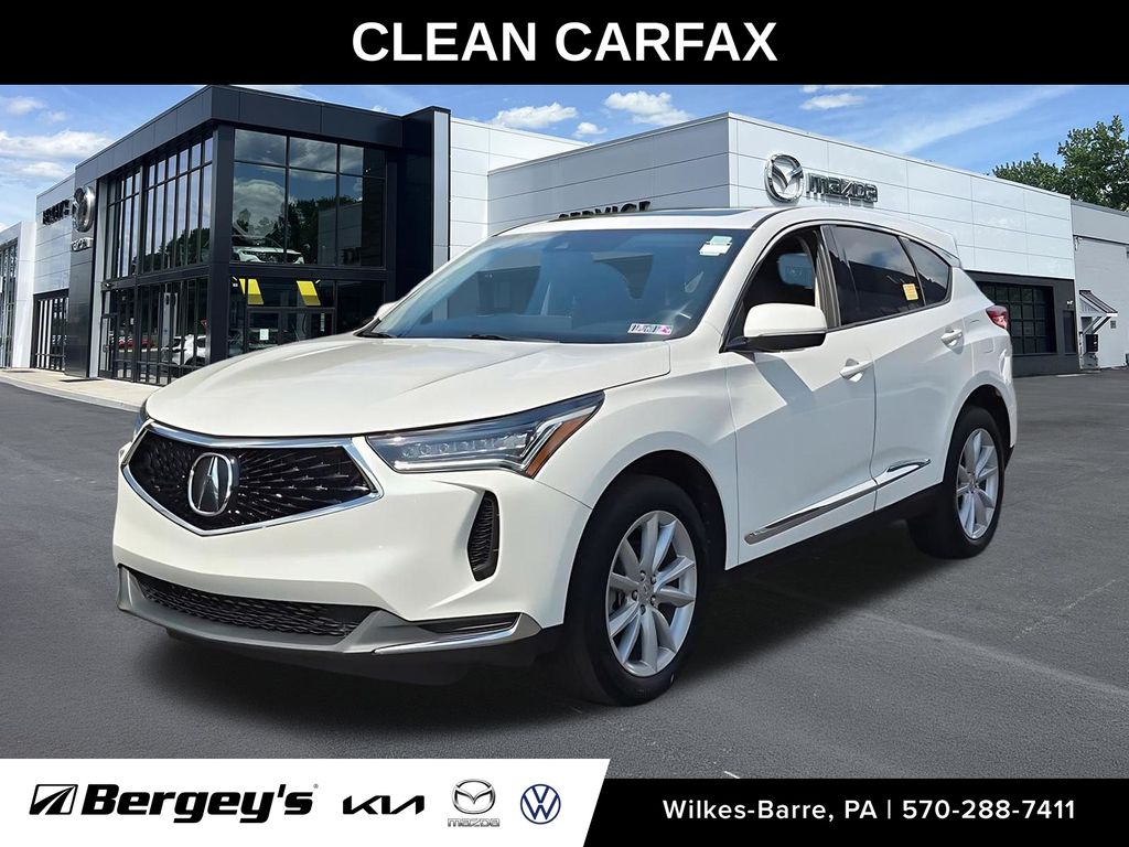 Platinum White Pearl 2022 Acura RDX SUV / Crossover All-Wheel Drive Automatic