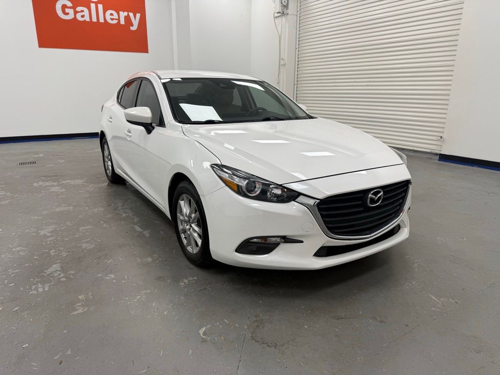 Snowflake White Pearl Mica 2018 Mazda MAZDA3 Sport Sedan Front-Wheel Drive 6-Speed Automatic