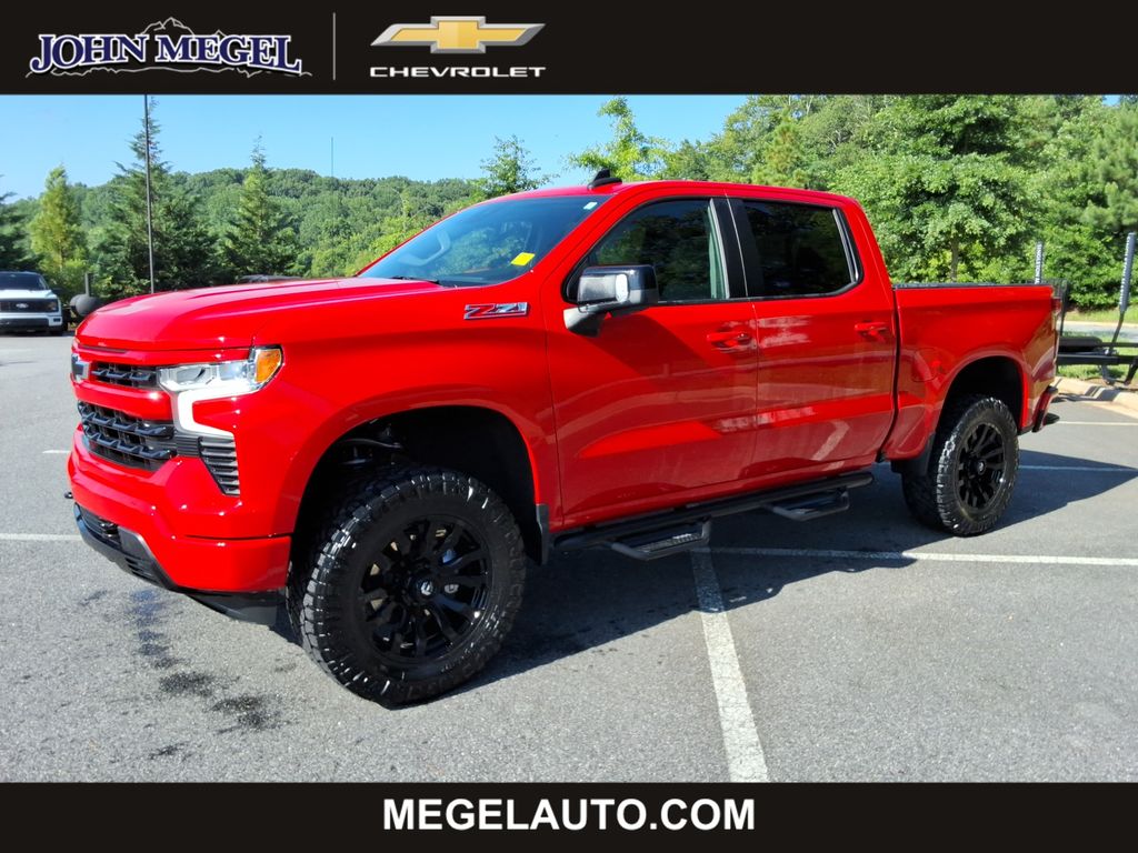Red Hot 2022 Chevrolet Silverado 1500 Pickup Truck Four-Wheel Drive Automatic