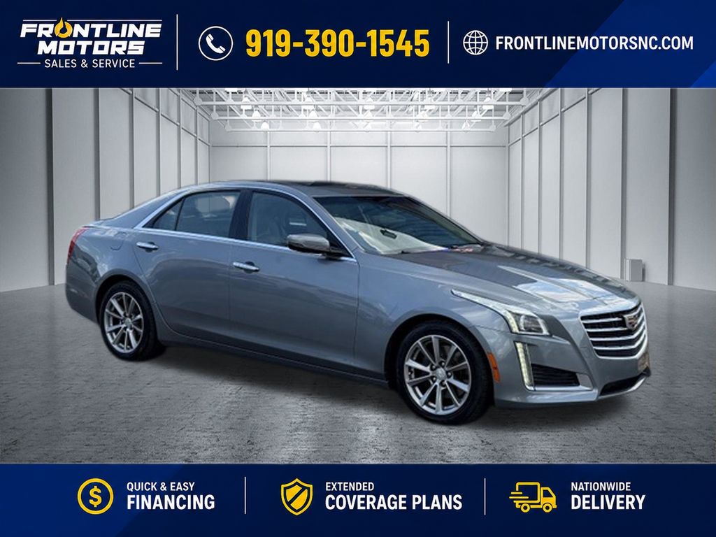 Gray (Satin Steel Metallic) 2019 Cadillac CTS Sedan Rear-Wheel Drive 8-Speed Automatic